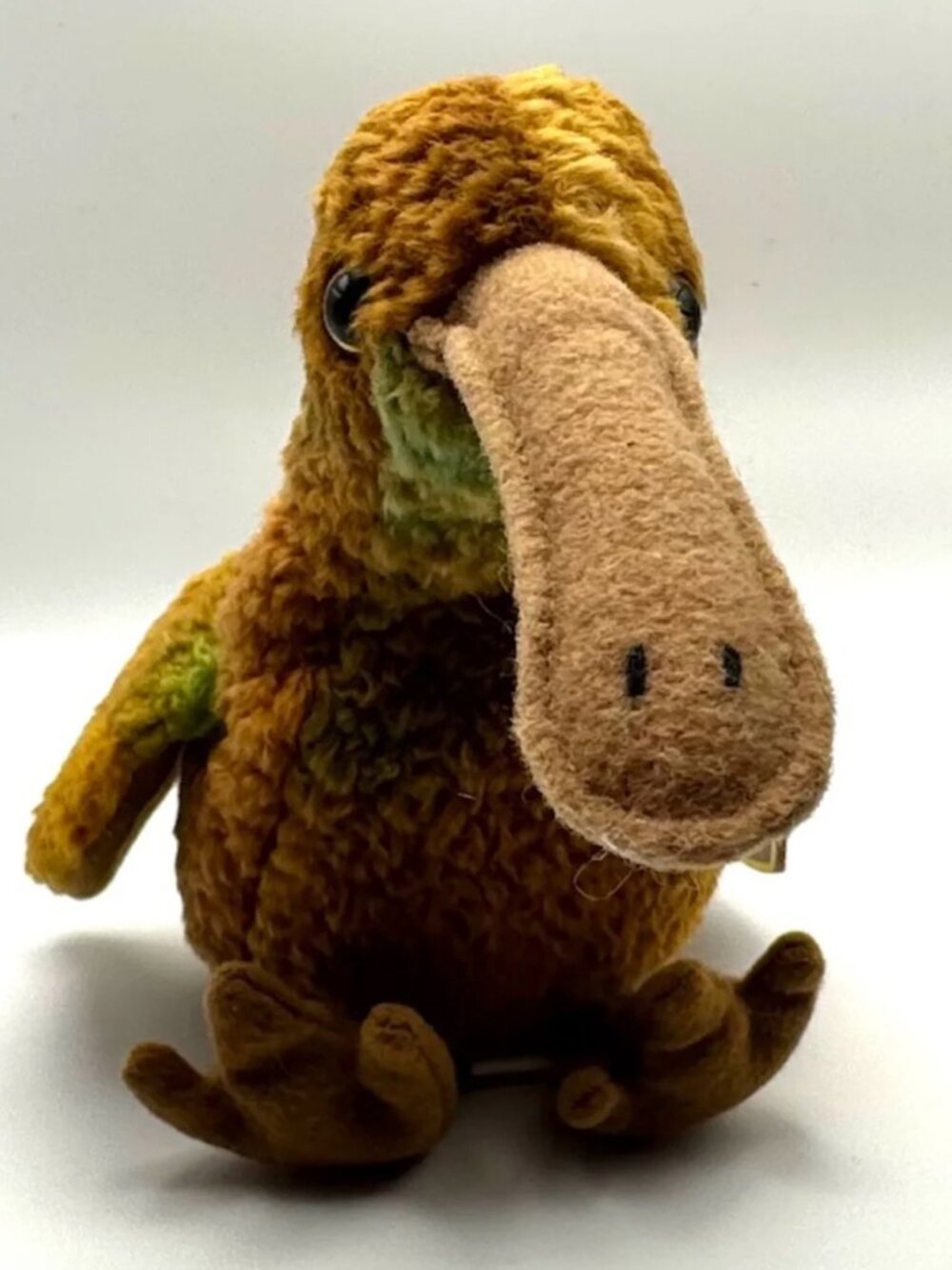 Ty Beanie Baby BEAK Kiwi Bird 04211 Zoo-Kawaii Tie-dyed Odd Little Creature 1998